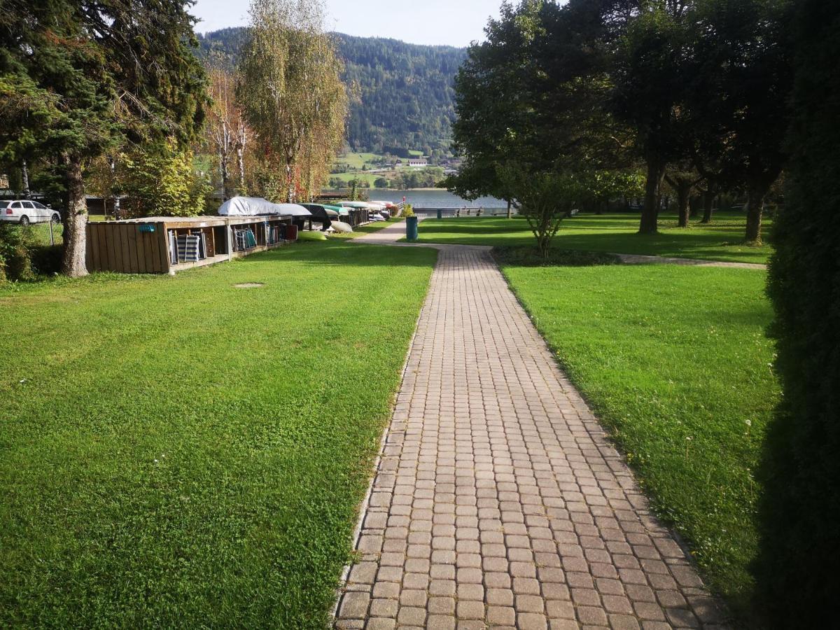 Kaernten Ossiacher See Apartment Zwei Zimmer Ferienwohnung Direkter Seezugang Strand Beheizte Schwimmhalle Bodensdorf Extérieur photo